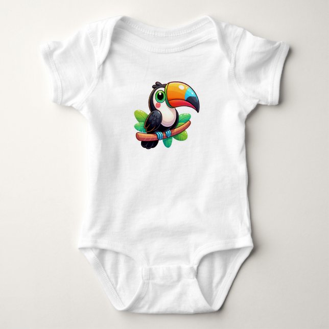Toucan Appreciation Baby Bodysuit (Front)