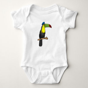 Toucan as Police officer Police Baby Bodysuit