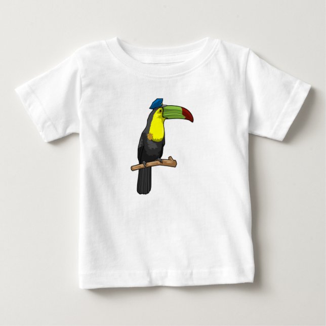 Toucan as Police officer Police Baby T-Shirt (Front)