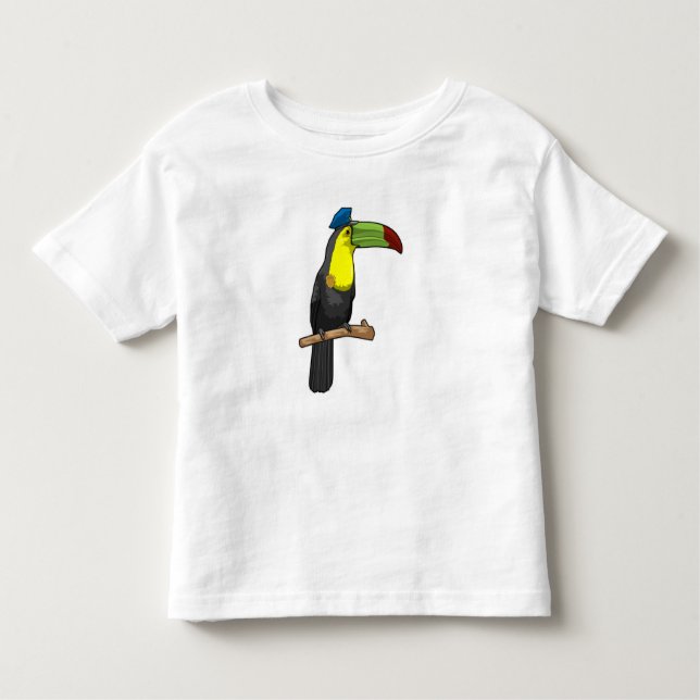 Toucan as Police officer Police Toddler T-Shirt (Front)