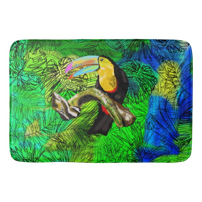 Toucan Bath Mat (Front)