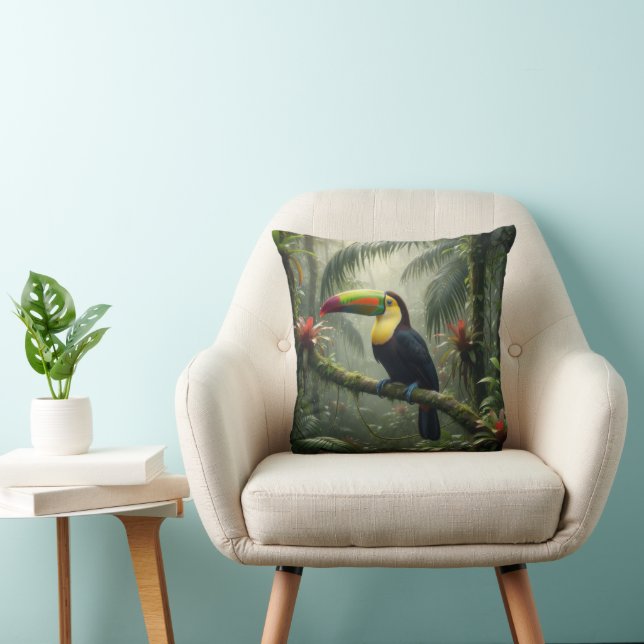 Toucan Bird Cushion (Chair)