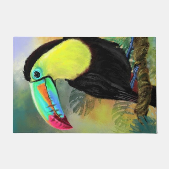 Toucan Bird Doormat (Front)