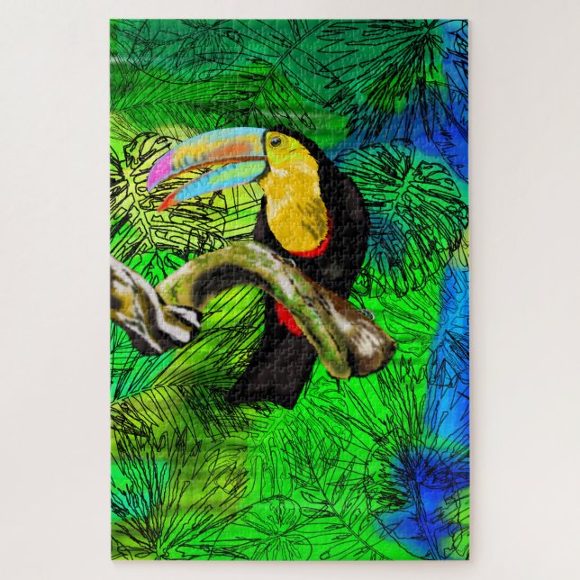 Toucan Bird Jigsaw Puzzle Toco (Vertical)