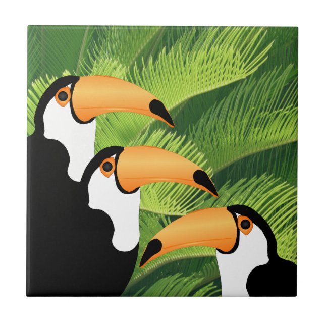 Toucan Ceramic Tile (Front)