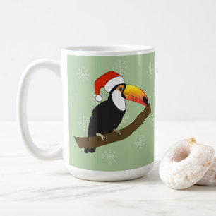 Toucan Christmas Snowflakes Coffee Mug