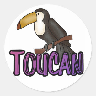 TOUCAN CLASSIC ROUND STICKER