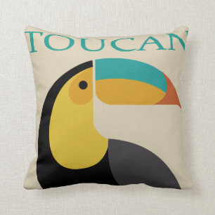 toucan cushion