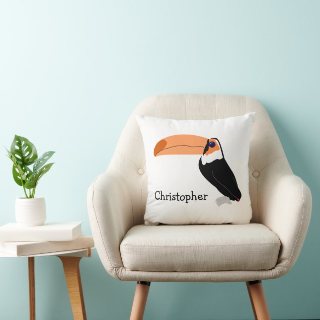 Toucan Design Personalised Cushion (Chair)