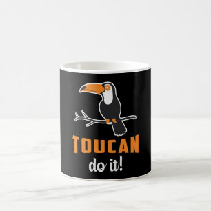 Toucan Do It Bird Watcher Watching Retro Toucans Coffee Mug