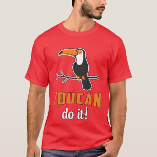 Toucan Do It Bird Watcher Watching Retrooucans boy T-Shirt