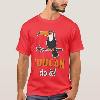 Toucan Do It Bird Watcher Watching Retrooucans boy T-Shirt