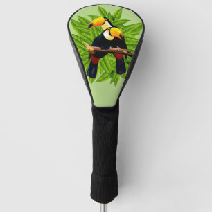 Toucan Duo Green Golf Head Cover