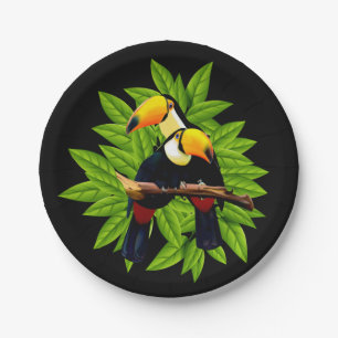 Toucan Duo Paper Plate