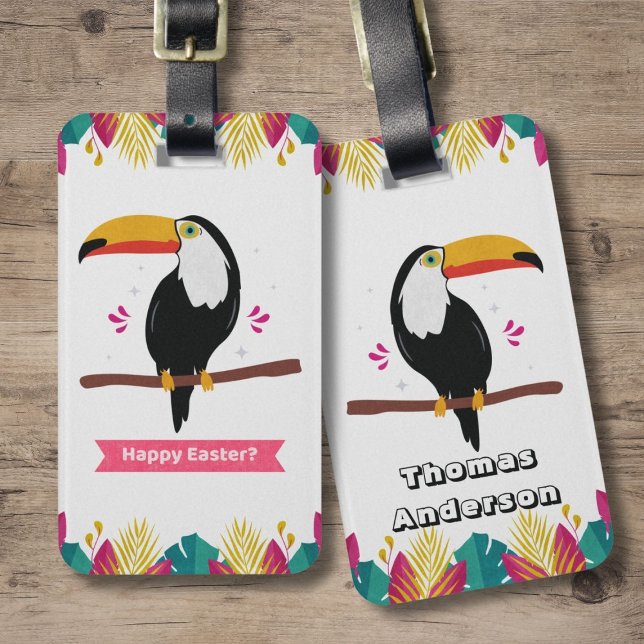 Toucan for Happy Easter? Luggage Tag (Creator Uploaded)