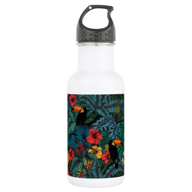 Toucan garden 532 ml water bottle (Front)
