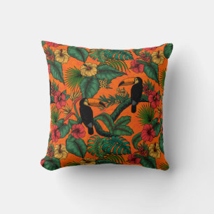 Toucan garden cushion