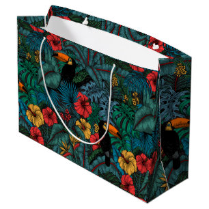 Toucan garden large gift bag