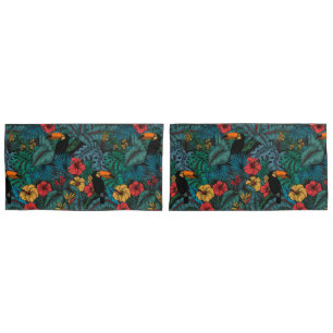 Toucan garden pillowcase