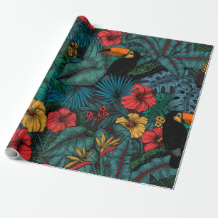 Toucan garden wrapping paper