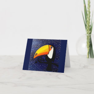 Toucan greeting card