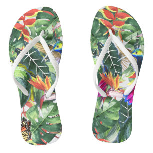 Toucan in the jungle jandals