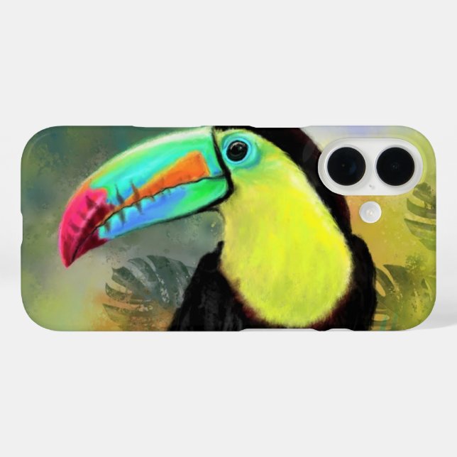Toucan iPhone Case (Back (Horizontal))