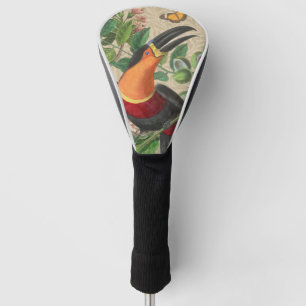 Toucan Jungle Tropical Bird Beautiful Antique Golf Head Cover