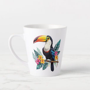 toucan latte mug