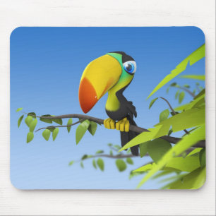 toucan mouse pad