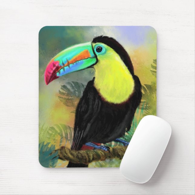 Toucan Mouse Pad (With Mouse)