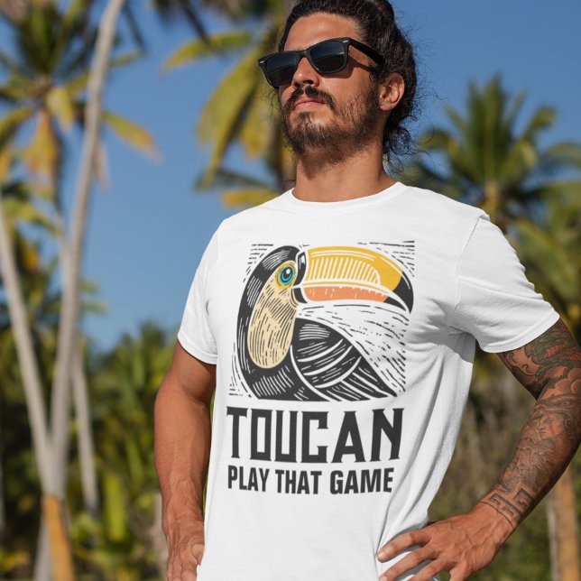 Toucan Play that Game Beach Party Mexico T-Shirt (Creator Uploaded)