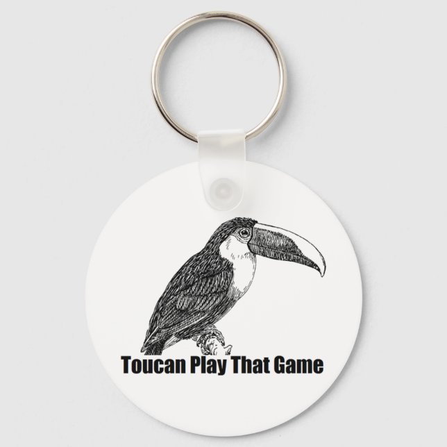 Toucan Play That Game Key Ring (Front)