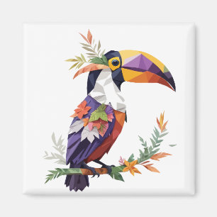Toucan Playful Adorable Fun Animal Colourful Joyfu Magnet