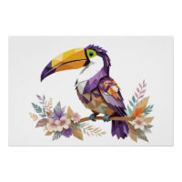 Toucan Playful Adorable Fun Animal Colourful Joyfu