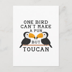 Toucan Pun Postcard