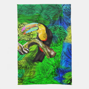 Toucan - tea towel