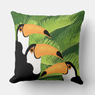 Toucan Throw Pillow