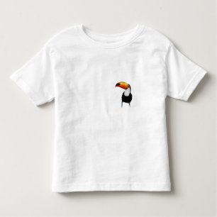 Toucan Toddler Fine Jersey T-Shirt, White Toddler T-Shirt