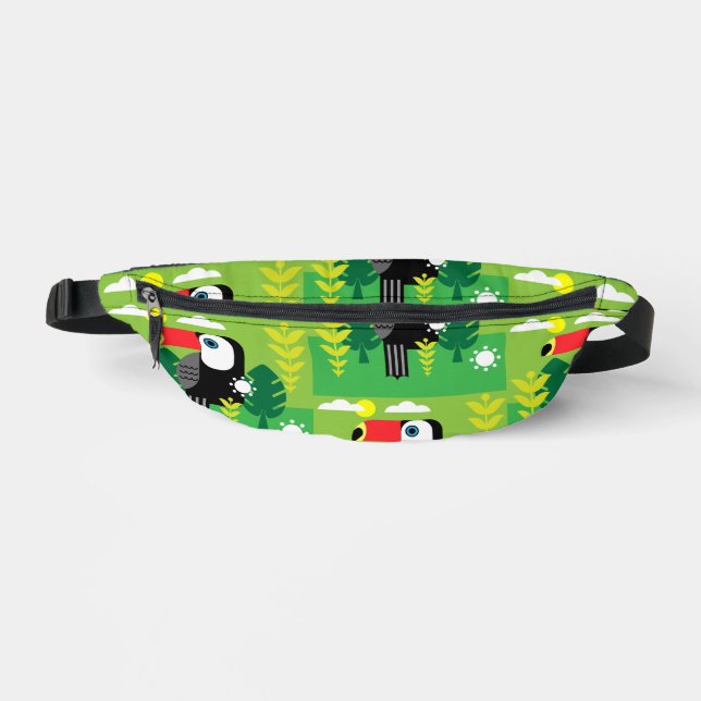 Toucan Tropical Bird Bum Bags (Front)