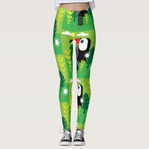 Toucan Tropical Bird Leggings