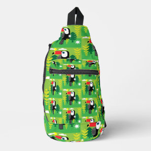 Toucan Tropical Bird Sling Bag