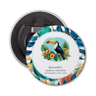 Toucan Tropical Rainforest Summers Bridal Shower Bottle Opener