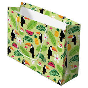 Toucan Tropical Summer Large Gift Bag