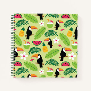Toucan Tropical Summer Notebook
