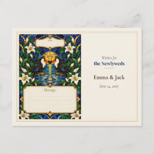 Toucan Wedding Guest Book Wishes Postcard