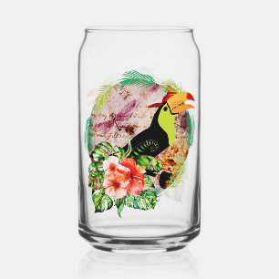 Toucan's Magic - Tropical Bird Witchcraft Can Glass