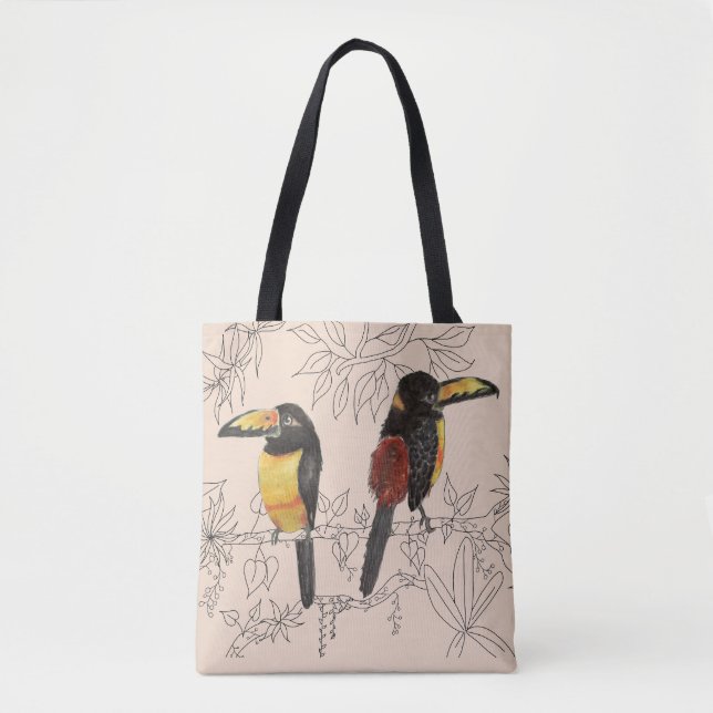 Toucans on a Tote (2) Bag (Front)