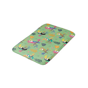 Toucans & Parrotts Bath Mat
