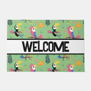 Toucans & Parrotts Doormat